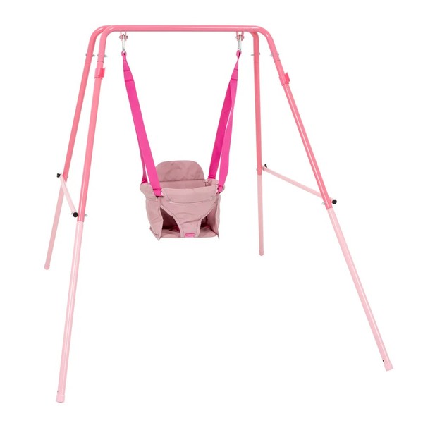 TP Swing Fold Away Baby Swing with Frame in Pink