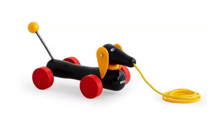 BRIO Dachshund Pull Along Dog 30332