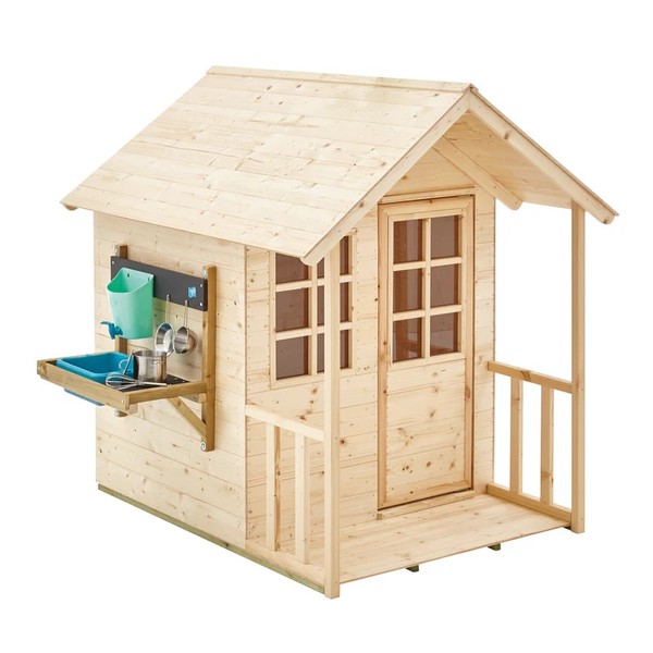 TP Meadow Cottage Wooden Play House with Kitchen Unit BAD BOX