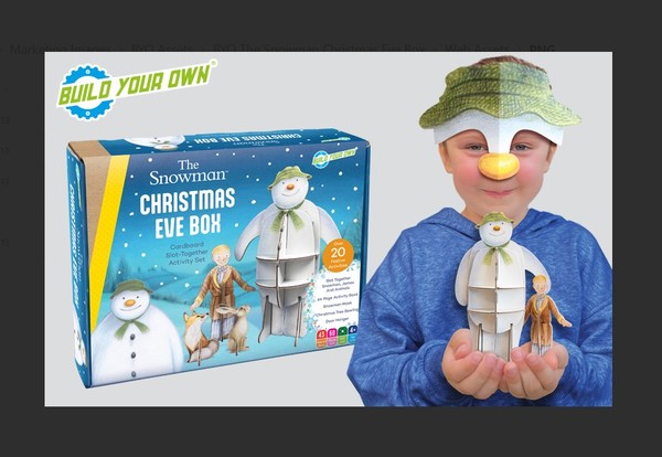 Build Your Own Snow Man Christmas Eve Box