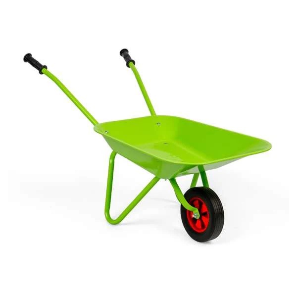 BigJigs Garden Metal Wheel Barrow Single Wheel